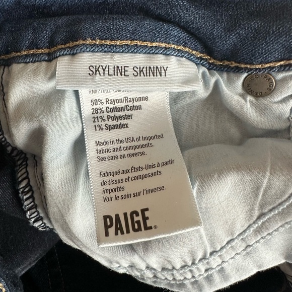 Paige Skyline Skinny Jeans Size 27 - Picture 6 of 6